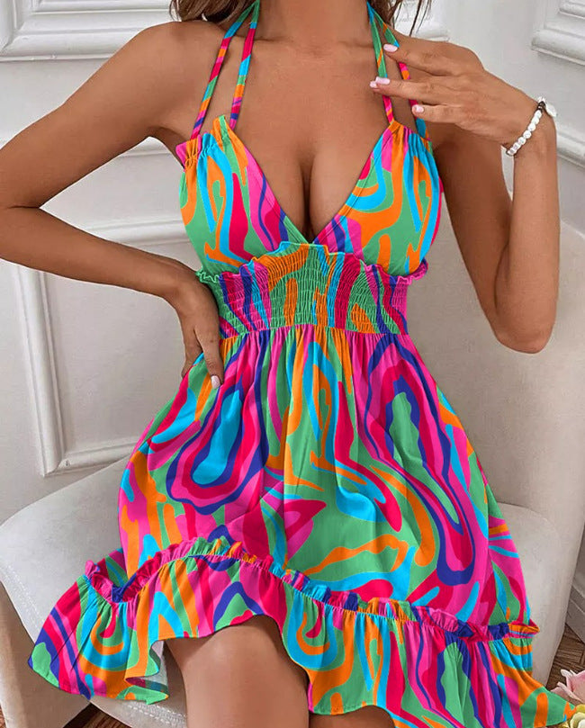 Sexy beach-style women's dress