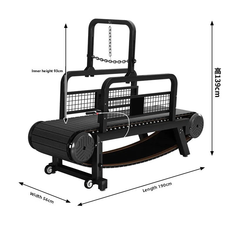 Non-Motorized Adjustable Dog Treadmill
