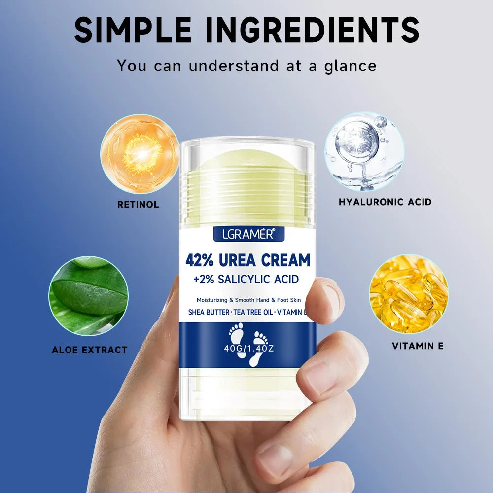 42% Urea Foot Cream + 2% Salicylic Acid Intensive Hydrating Foot And Hand Care