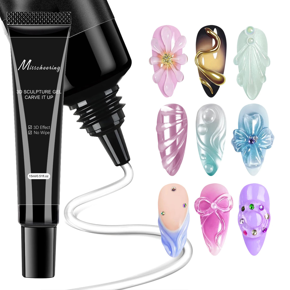 3D Nail Art Modeling Gel – DIY Sculpting Gel