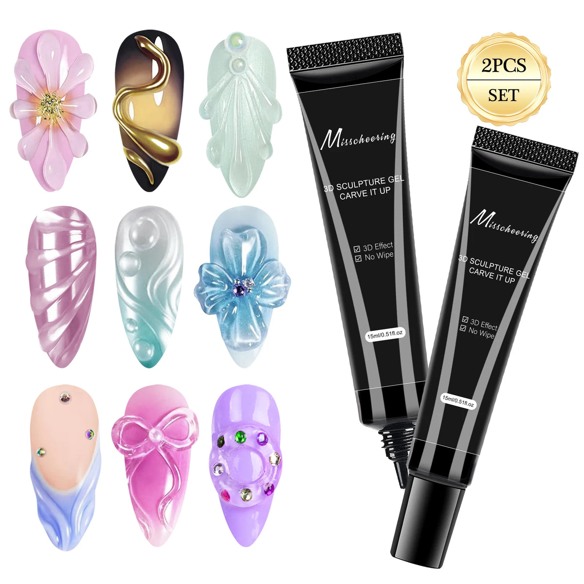 3D Nail Art Modeling Gel – DIY Sculpting Gel
